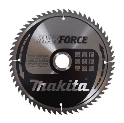 Makita Kreissägeblatt, Makforce 230 x 30 mm • 60 Zähne