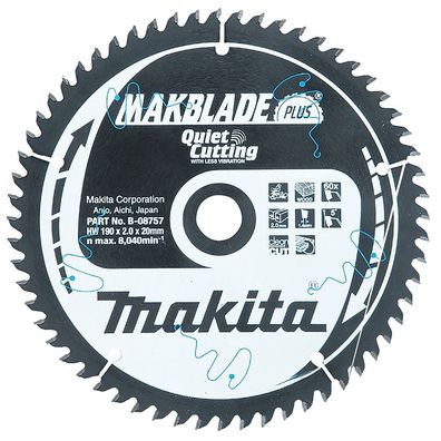 Makita Kreissägeblatt, Makblade PLUS 350 x 30 mm • 56 Zähne