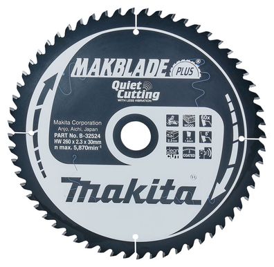 Makita Makblade+ Sägeb. 260x30x60Z Makblade+ Sägeb. 260x30x60Z