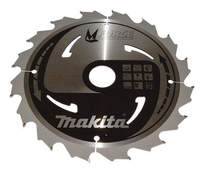 Makita Kreissägeblatt, M-FORCE TCT T.C.T. • 210 x 30 mm • 16 Zähne • Holz