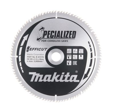 Makita Efficut Kapp- und Gehrungssägenblatt 305 x 30 mm • 100 Zähne