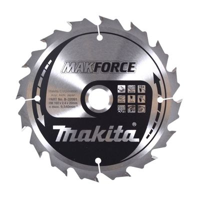 Makita Kreissägeblatt, Makforce 160 x 20 mm • 16 Zähne • Holz