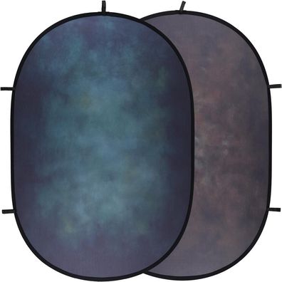 Bresser - F004349 - Falthintergrund BR-FB612 150 x 200cm Lila/Blau