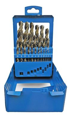 Makita 25-tlg. HSS-G Cobalt Bohrerset, 1–13 mm HSS-G Cobalt • Metall • 25 teilig