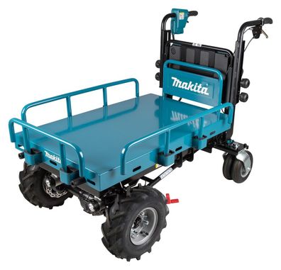 Makita Akku-Schubkarre LXT 18 V x 2 • 300 kg • 0 - 1,5 / 5,0 km/h