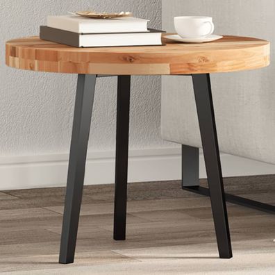 vidaXL Tischplatte Rund Ø50x4 cm Massivholz Akazie