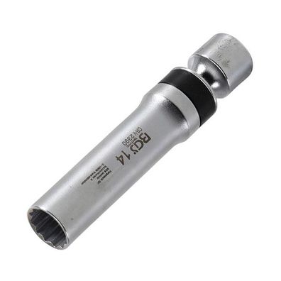 Zündkerzenschlüssel-Gelenkeinsatz Zwölfkant, SW 14mm, 3/8", z.B. f. BMW
