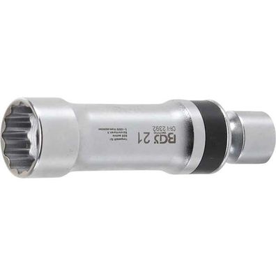 Zündkerzen-Gelenkeinsatz Zwölfkant, SW 21, Antrieb 3/8", z.B. f. BMW