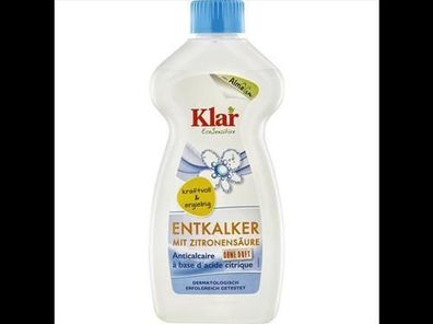 Klar 3x Entkalker mit Zitronensäure 500ml