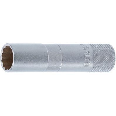Zündkerzenschlüssel Zwölfkant, SW 16 mm, Zündkerzen Nuss, Antrieb 10,0 mm (3/8")