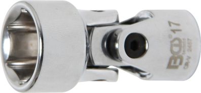 Kardangelenk-Einsatz Sechskant, Gelenknuss, Gelenkeinsatz, Antrieb 3/8", SW 17mm