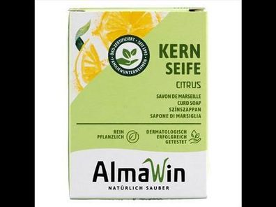 AlmaWin 3x Kernseife Citrus 100g