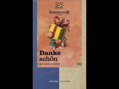 Sonnentor Dankeschön Kräutertee, Doppelkammerbeutel 27g