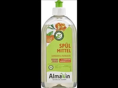 AlmaWin 3x Spülmittel Sanddorn & Mandarine 0,5l