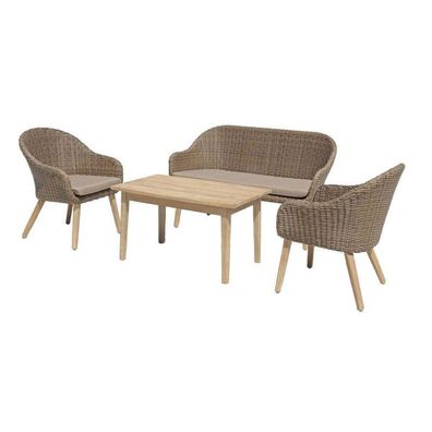Lounge-Set PUEBLO, 4-teilig, Sitzgruppe, Gartenmöbel