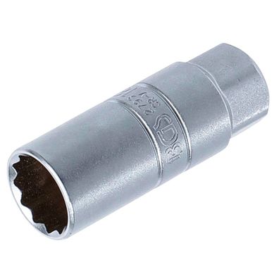 Zündkerzen-Einsatz Zwölfkant SW 18 mm, Antrieb (3/8"), Zündkerzen-Einsatz
