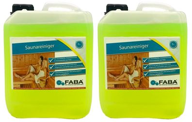 Saunareiniger Konzentrat materialschonend, 2x5 Liter
