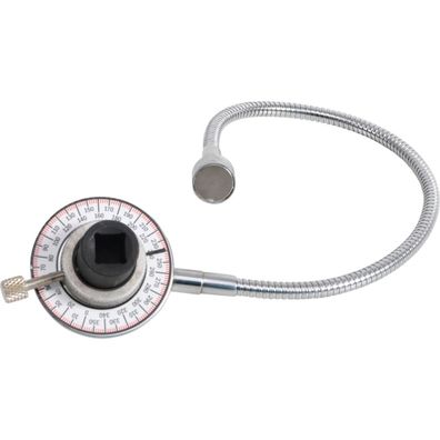 BGS 3170 Drehwinkelmesser Drehwinkelscheibe mit Magnetarm Drehwinkel 1/2 Zoll