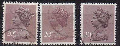 England GREAT Britain [1980] MiNr 0828 Ay A C ( O/used ) [01] Machin 3 Typen