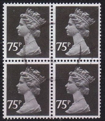 England GREAT Britain [1980] MiNr 0829 C ( O/used ) [04] Machin schön 4er