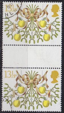 England GREAT Britain [1980] MiNr 0858 ZS ( O/used ) Weihnachten schön