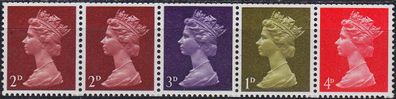 England GREAT Britain [Zdr] Wz1 ( * */mnh ) Machin se-tenant