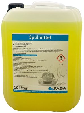10 L Geschirrspülmittel Konzentrat Spülmittel Handspülmittel