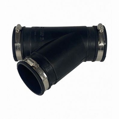Flexibles Gummi T-Stück 45° von 20mm-160mm Ø
