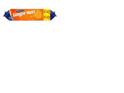 McVities Ginger Nuts 12 x 250gr