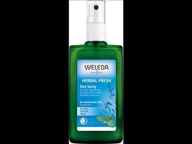 Weleda 3x WELEDA Herbal Fresh Deo Spray Salbei 100ml