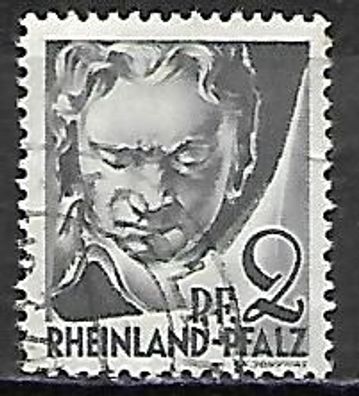 Französische Zone - Rheinland-Pfalz gestempelt Michel-Nummer 1