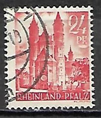 Französische Zone - Rheinland-Pfalz gestempelt Michel-Nummer 8
