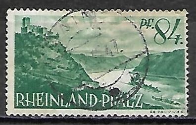 Französische Zone - Rheinland-Pfalz gestempelt Michel-Nummer 14