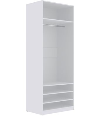 Kleiderschrank TRES 03B offener Schrank mit einer Kleiderstange Ankleidezimmer