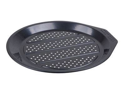 Grill und Pizzablech Emaille hitzebeständig anthrazit
