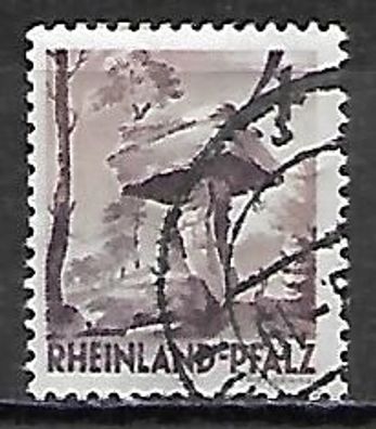 Französische Zone - Rheinland-Pfalz gestempelt Michel-Nummer 33