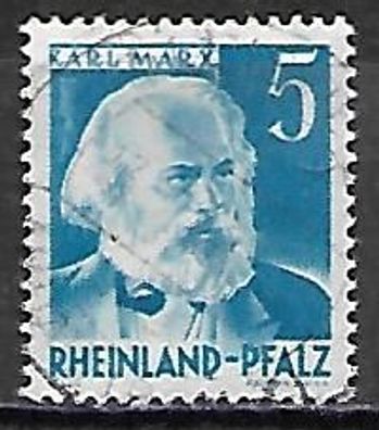Französische Zone - Rheinland-Pfalz gestempelt Michel-Nummer 34