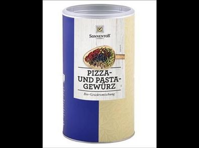 Sonnentor 6x Pizza- und Pastagewürz, Gastrodose groß 160g