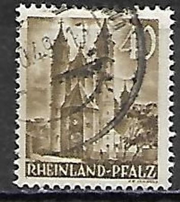 Französische Zone - Rheinland-Pfalz gestempelt Michel-Nummer 39