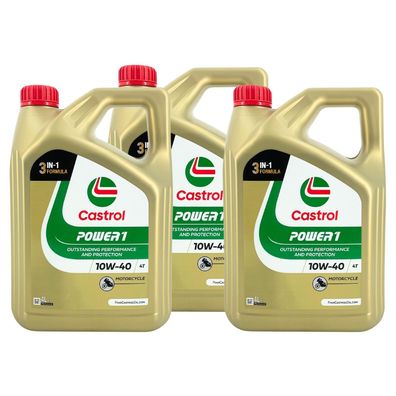 Castrol Power 1 4T 10W-40 3x4 Liter