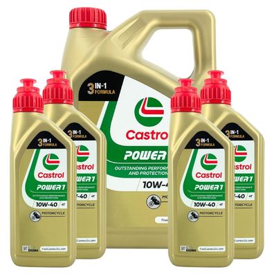 Castrol Power 1 4T 10W-40 4 + 4 Liter