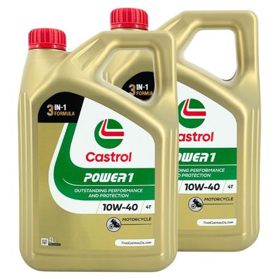 Castrol Power 1 4T 10W-40 2x4 Liter