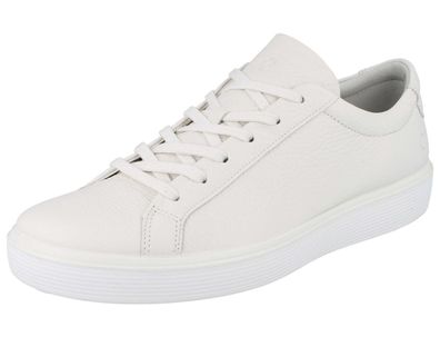 ECCO Soft 60 M Herren leichte Halbschuhe Sneaker weiss Glattleder