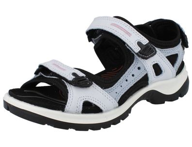 ECCO Offroad Yucatan Damen Sandale Trekkingsandale hellblau Nubukleder
