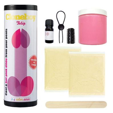Cloneboy Silikon Dildo Penis Kopie Abdruck Set Kit Pink