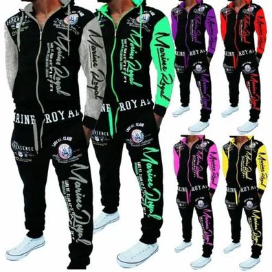 Neu2025 Herren Jogginganzug Jogging Hose Jacke Sportanzug Fitness Anzug Pullover