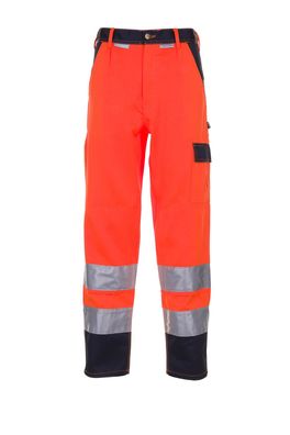 Arbeitshose Bundhose Warnschutz orange/marine Größe 26