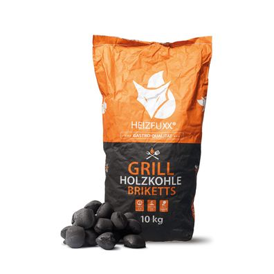 Heizfuxx Grillholzkohlebriketts 10kg