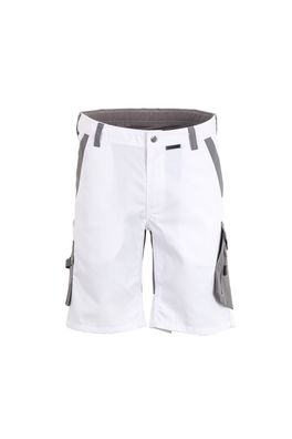 Arbeitshose Herren Shorts weiß/zink Größe 4XL
