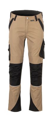 Arbeitshose Herren Bundhose sand/schwarz Größe 46